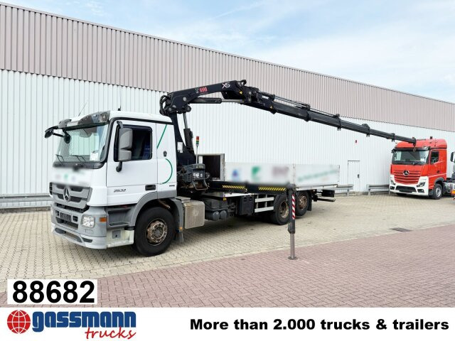 Mercedes-Benz Actros 2532 L 6x2, Liftachse, Kran Hiab 244EP-5 - Грузовик бортовой/ Платформа, Автоманипулятор: фото 1 Mercedes-Benz Actros 2532 L 6x2, Liftachse, Kran Hiab 244EP-5 - Грузовик бортовой/ Платформа, Автоманипулятор: фото 1