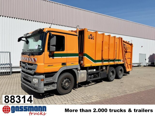 Mercedes-Benz Actros 2641/48 L 6x4, Haller M21X2C, Zöller - Мусоровоз: фото 1 Mercedes-Benz Actros 2641/48 L 6x4, Haller M21X2C, Zöller - Мусоровоз: фото 1