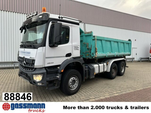 Mercedes-Benz Arocs 2643 K 6x4, Rollplane, Meiller - Самосвал: фото 1 Mercedes-Benz Arocs 2643 K 6x4, Rollplane, Meiller - Самосвал: фото 1