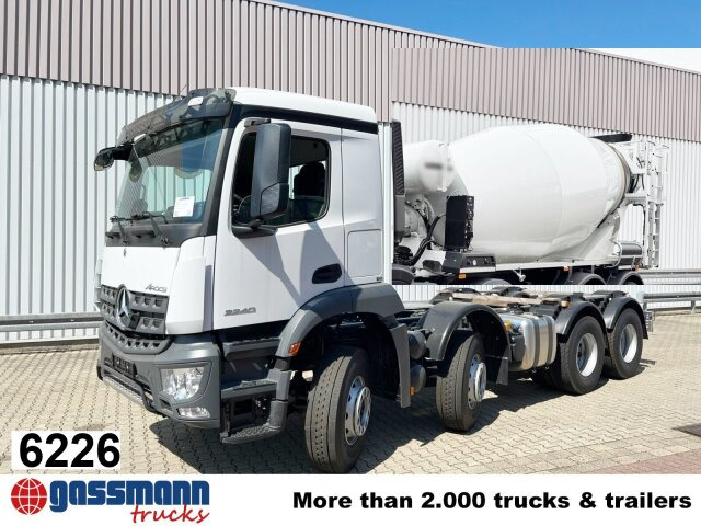 Mercedes-Benz Arocs 3240 8x4, 9/10m³ Mischer - Автобетоносмеситель: фото 1 Mercedes-Benz Arocs 3240 8x4, 9/10m³ Mischer - Автобетоносмеситель: фото 1
