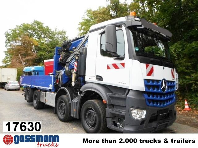 Mercedes-Benz Arocs 3245 L 8x2/6, Kran Fassi F 545 RA 2.26 XE, - Грузовик бортовой/ Платформа, Автоманипулятор: фото 1 Mercedes-Benz Arocs 3245 L 8x2/6, Kran Fassi F 545 RA 2.26 XE, - Грузовик бортовой/ Платформа, Автоманипулятор: фото 1