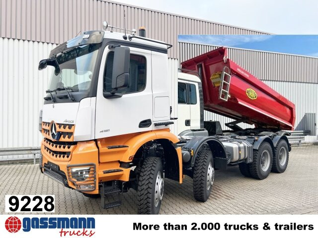 Mercedes-Benz Arocs 4151 AK 8x8/4, Grounder, Meiller - Внедорожный самосвал: фото 1 Mercedes-Benz Arocs 4151 AK 8x8/4, Grounder, Meiller - Внедорожный самосвал: фото 1
