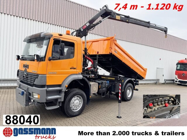 Mercedes-Benz Atego 1828 AK 4x4, Winterdienstausstattung, Kran - Самосвал, Автоманипулятор: фото 1 Mercedes-Benz Atego 1828 AK 4x4, Winterdienstausstattung, Kran - Самосвал, Автоманипулятор: фото 1