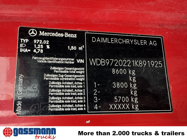 Mercedes-Benz Atego 818 K 4x2 mit Kran Palfinger PK 6500, 2x - Самосвал, Автоманипулятор: фото 5 Mercedes-Benz Atego 818 K 4x2 mit Kran Palfinger PK 6500, 2x - Самосвал, Автоманипулятор: фото 5