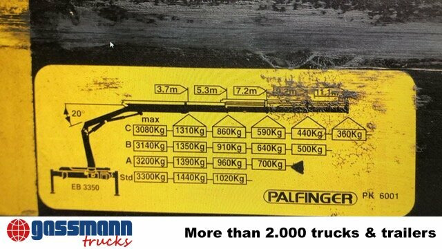 Renault D 180.75 4x2 mit Kran Palfinger PK6001 - Грузовик бортовой/ Платформа, Автоманипулятор: фото 4 Renault D 180.75 4x2 mit Kran Palfinger PK6001 - Грузовик бортовой/ Платформа, Автоманипулятор: фото 4