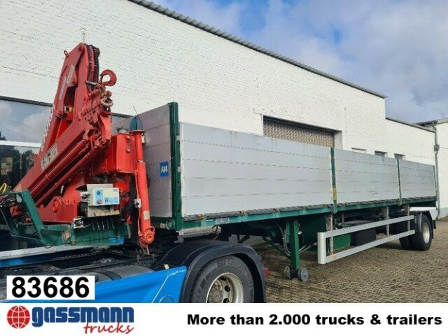 SCHELLING 504 H 22 mit Kran Ferrari 708, 7m/t - Полуприцеп бортовой/ Платформа: фото 1 SCHELLING 504 H 22 mit Kran Ferrari 708, 7m/t - Полуприцеп бортовой/ Платформа: фото 1