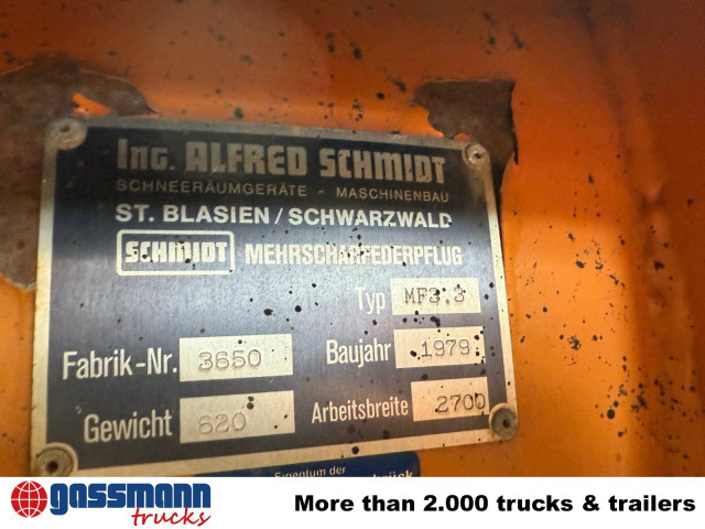 Отвал для снега Schmidt MF 3.3 Schneepflug: фото 6