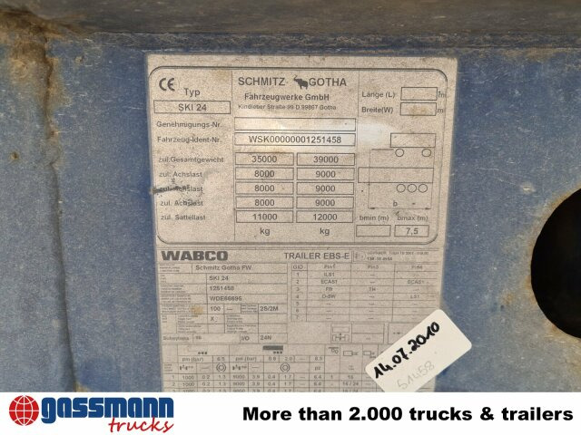Самосвальный полуприцеп Schmitz Cargobull SKI 24 SL 7.2, Stahl ca. 24m³, 20x VORHANDEN,: фото 13