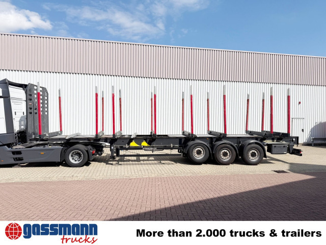 Schwarzmüller 3-Achs Holzauflieger, Liftachse, MEHRFACH - Полуприцеп лесовоз: фото 4 Schwarzmüller 3-Achs Holzauflieger, Liftachse, MEHRFACH - Полуприцеп лесовоз: фото 4