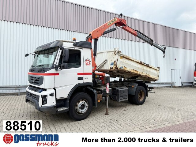 Volvo FMX 410 4x2 mit Kran Palfinger PK12000 - Самосвал, Автоманипулятор: фото 1 Volvo FMX 410 4x2 mit Kran Palfinger PK12000 - Самосвал, Автоманипулятор: фото 1
