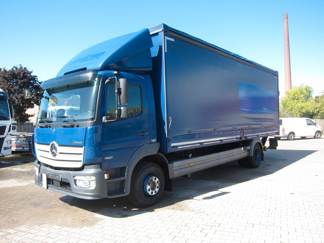 Mercedes-Benz Atego 1521 L Bordwande LBW 338tkm E6 - Тентованный грузовик: фото 2 Mercedes-Benz Atego 1521 L Bordwande LBW 338tkm E6 - Тентованный грузовик: фото 2