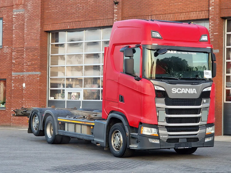 Scania S500 NGS Highline 6x2 - BDF - Full air - Navi - Retarder - Грузовик-контейнеровоз/ Сменный кузов: фото 1 Scania S500 NGS Highline 6x2 - BDF - Full air - Navi - Retarder - Грузовик-контейнеровоз/ Сменный кузов: фото 1