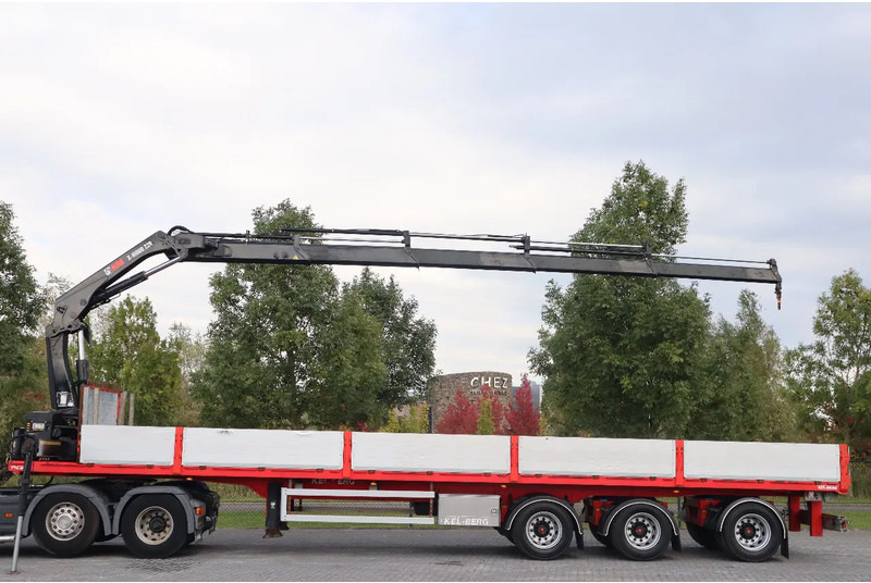 Kelberg HIAB 228-4 | 3 AXLE | LIFT AXLE | 2X STEERING | KRAN / CRANE - Полуприцеп бортовой/ Платформа: фото 2 Kelberg HIAB 228-4 | 3 AXLE | LIFT AXLE | 2X STEERING | KRAN / CRANE - Полуприцеп бортовой/ Платформа: фото 2
