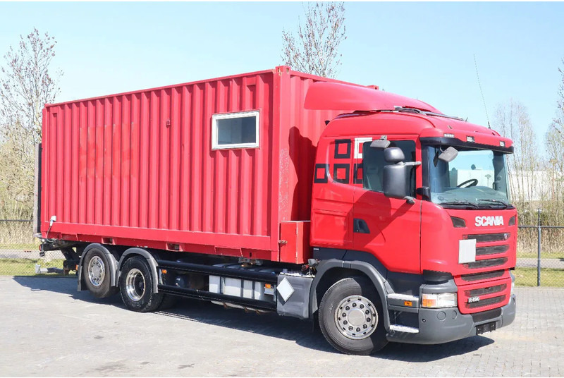 Scania R490 | 6X2 | RETARDER | BDF | MOBILE WORKSHOP | WERKSTATT - Грузовик-контейнеровоз/ Сменный кузов: фото 3 Scania R490 | 6X2 | RETARDER | BDF | MOBILE WORKSHOP | WERKSTATT - Грузовик-контейнеровоз/ Сменный кузов: фото 3