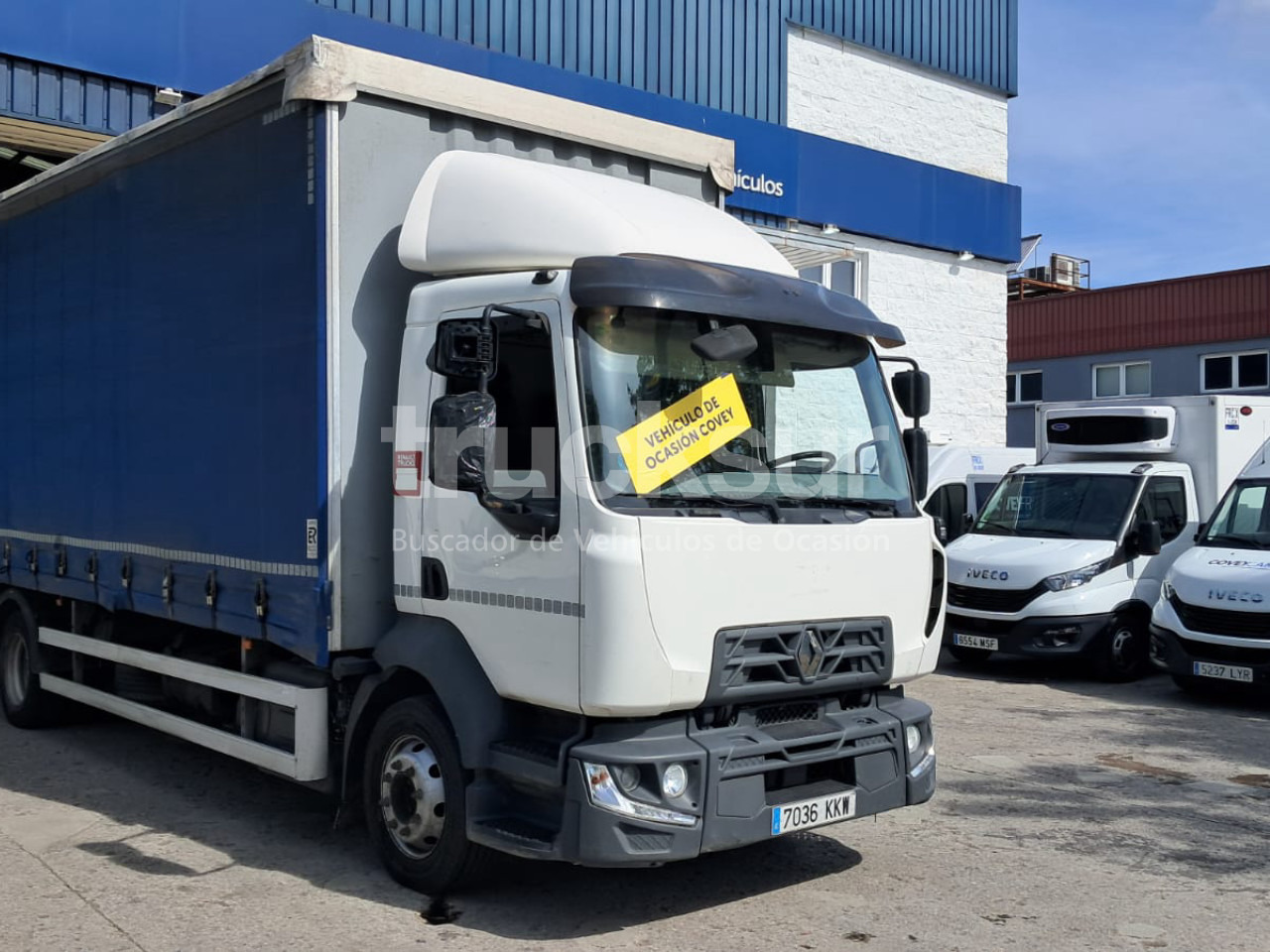 RENAULT D 12.210 SEMITAULINER - Тентованный грузовик: фото 1 RENAULT D 12.210 SEMITAULINER - Тентованный грузовик: фото 1