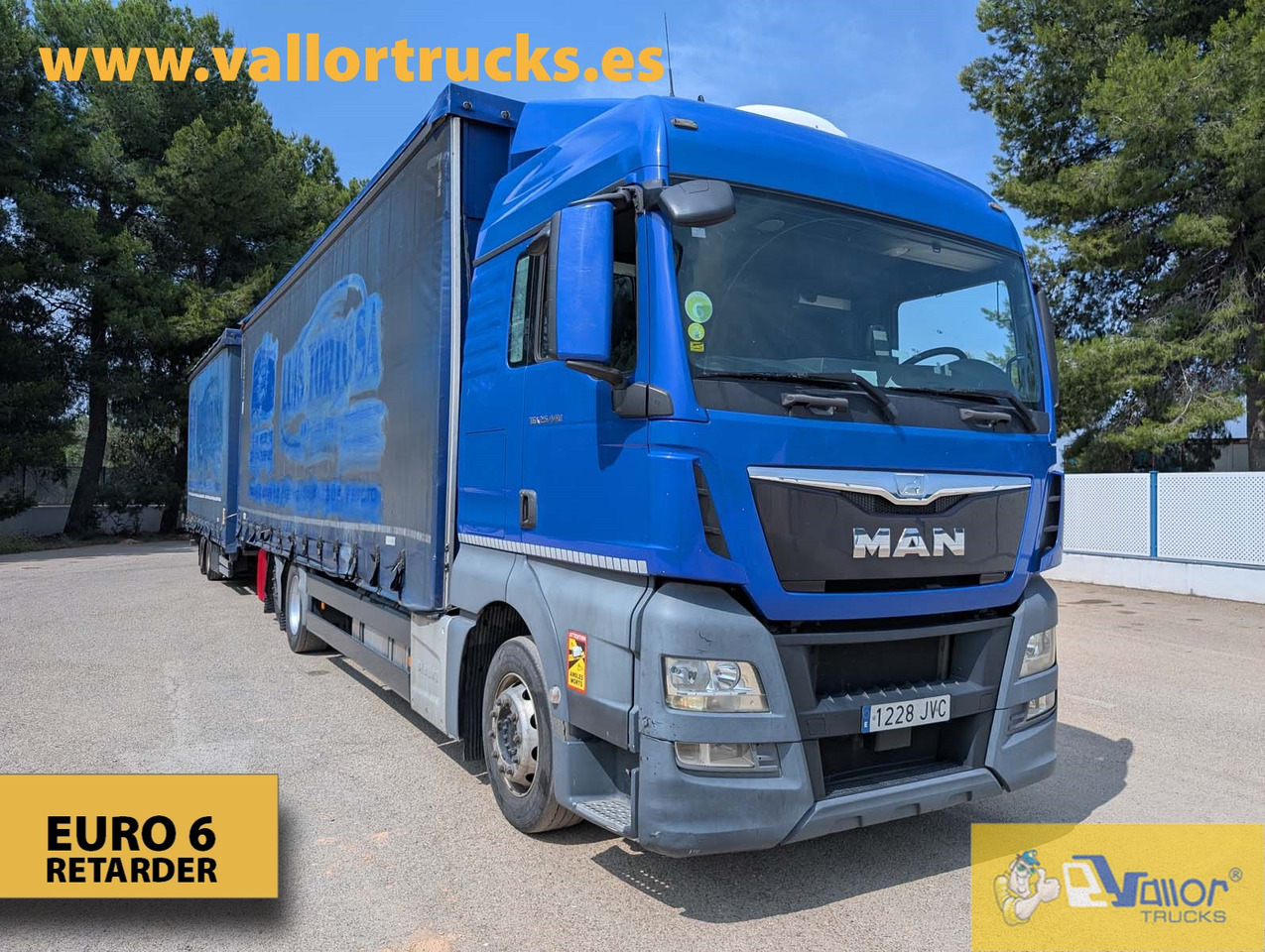 MAN TGX 26.440 - ROAD TRAIN - Тентованный грузовик: фото 2 MAN TGX 26.440 - ROAD TRAIN - Тентованный грузовик: фото 2