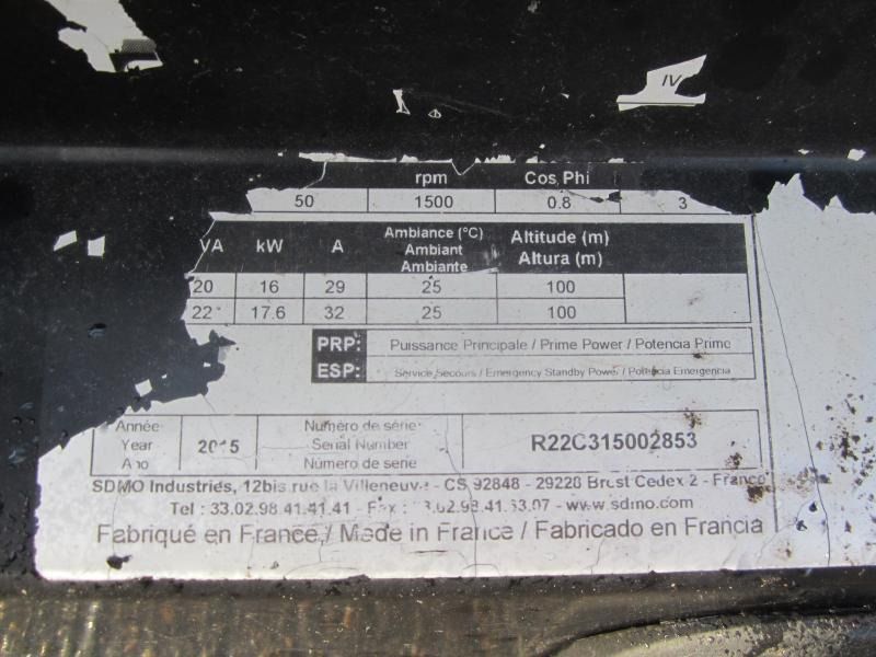 Электрогенератор Sdmo R22: фото 10 Электрогенератор Sdmo R22: фото 10