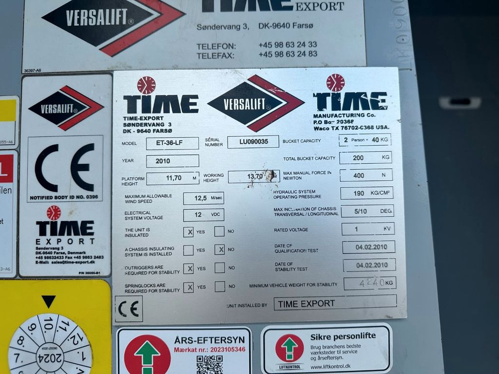 Грузовик с подъемником, Коммерческий автомобиль Mercedes-Benz Sprinter 516 CDI Versalift ET-36-LF 13,7 m.: фото 9