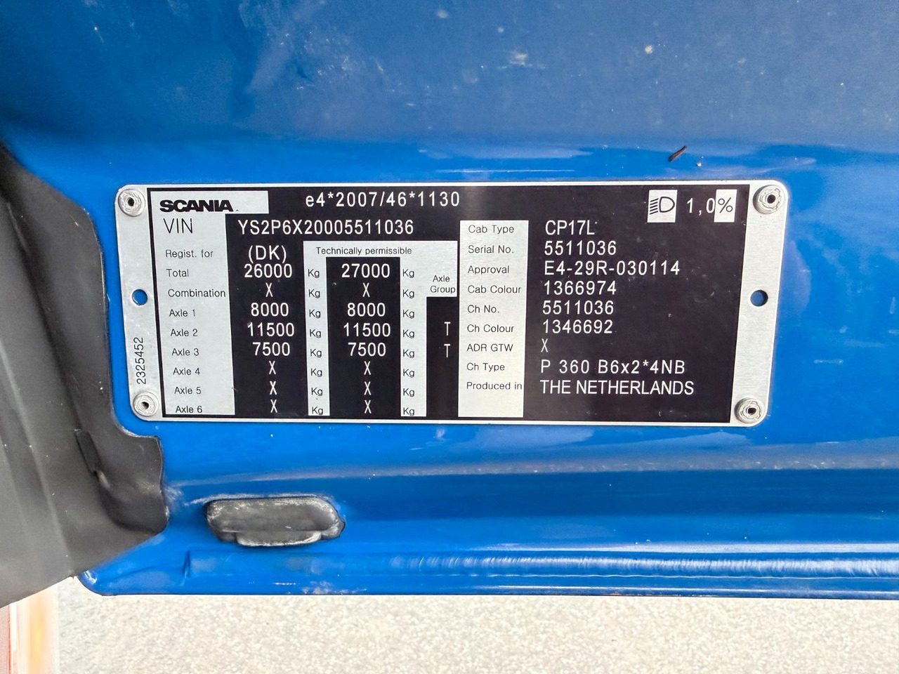 Ассенизатор Scania P360 6x2*4 Hvidtved Larsen Flexline 310: фото 22 Ассенизатор Scania P360 6x2*4 Hvidtved Larsen Flexline 310: фото 22