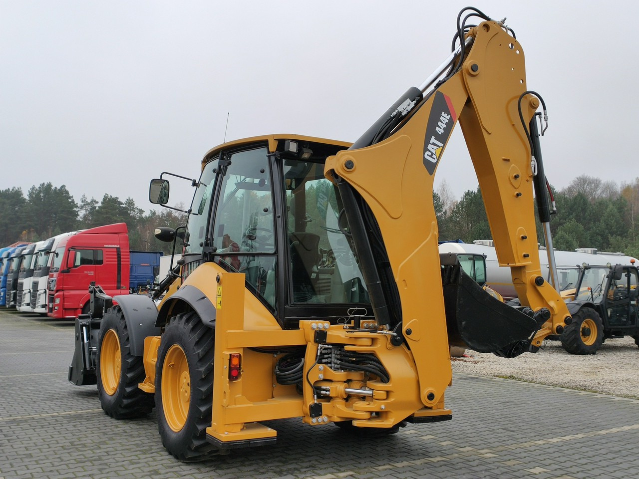 Экскаватор-погрузчик Caterpillar 444E Premier Sterowanie na Joystickach FULL OPCJA: фото 21