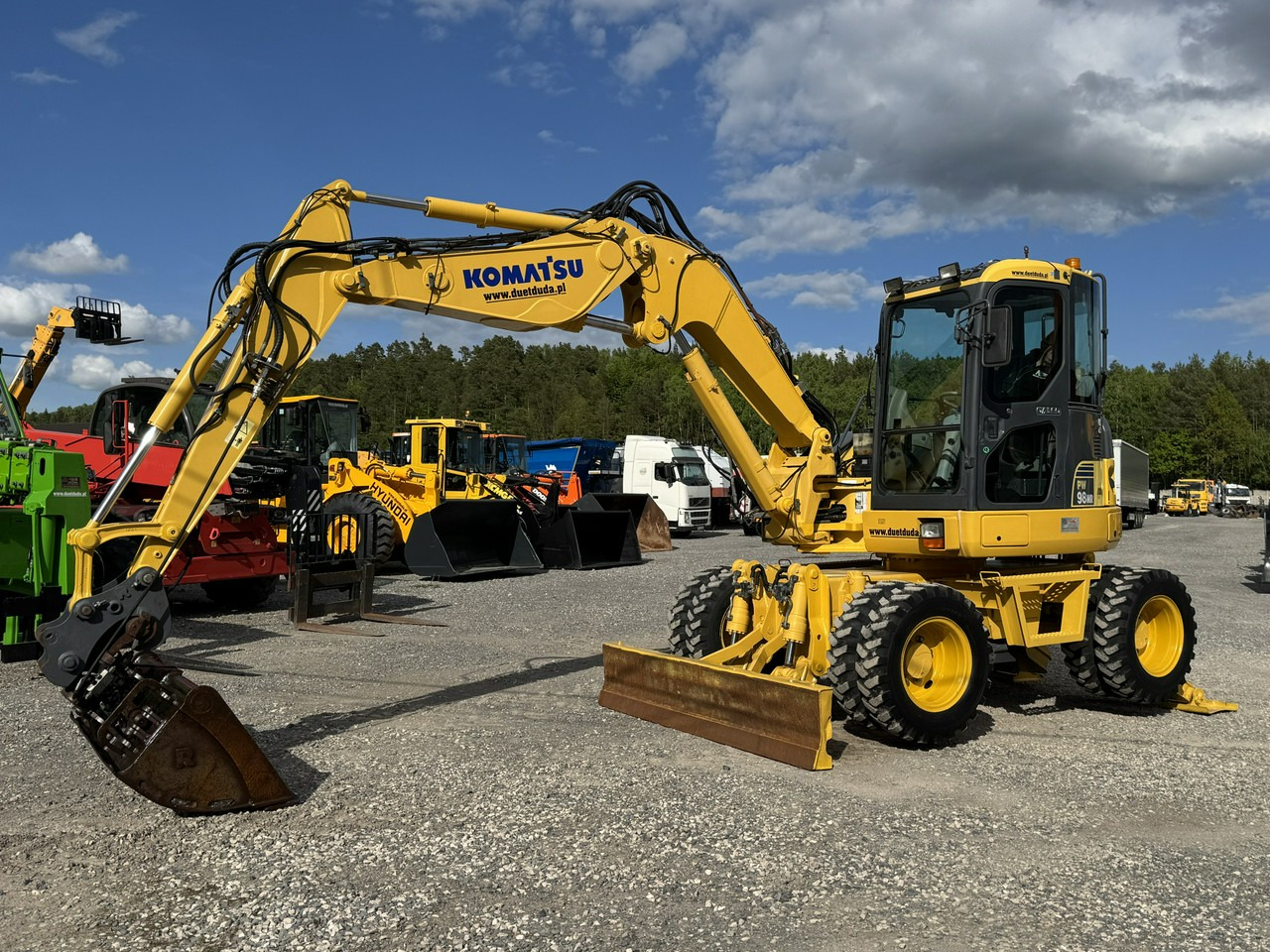 Komatsu PW 98 MR 8 Pług + Podpory 10ton Szybkozłącze - Колёсный экскаватор: фото 1 Komatsu PW 98 MR 8 Pług + Podpory 10ton Szybkozłącze - Колёсный экскаватор: фото 1