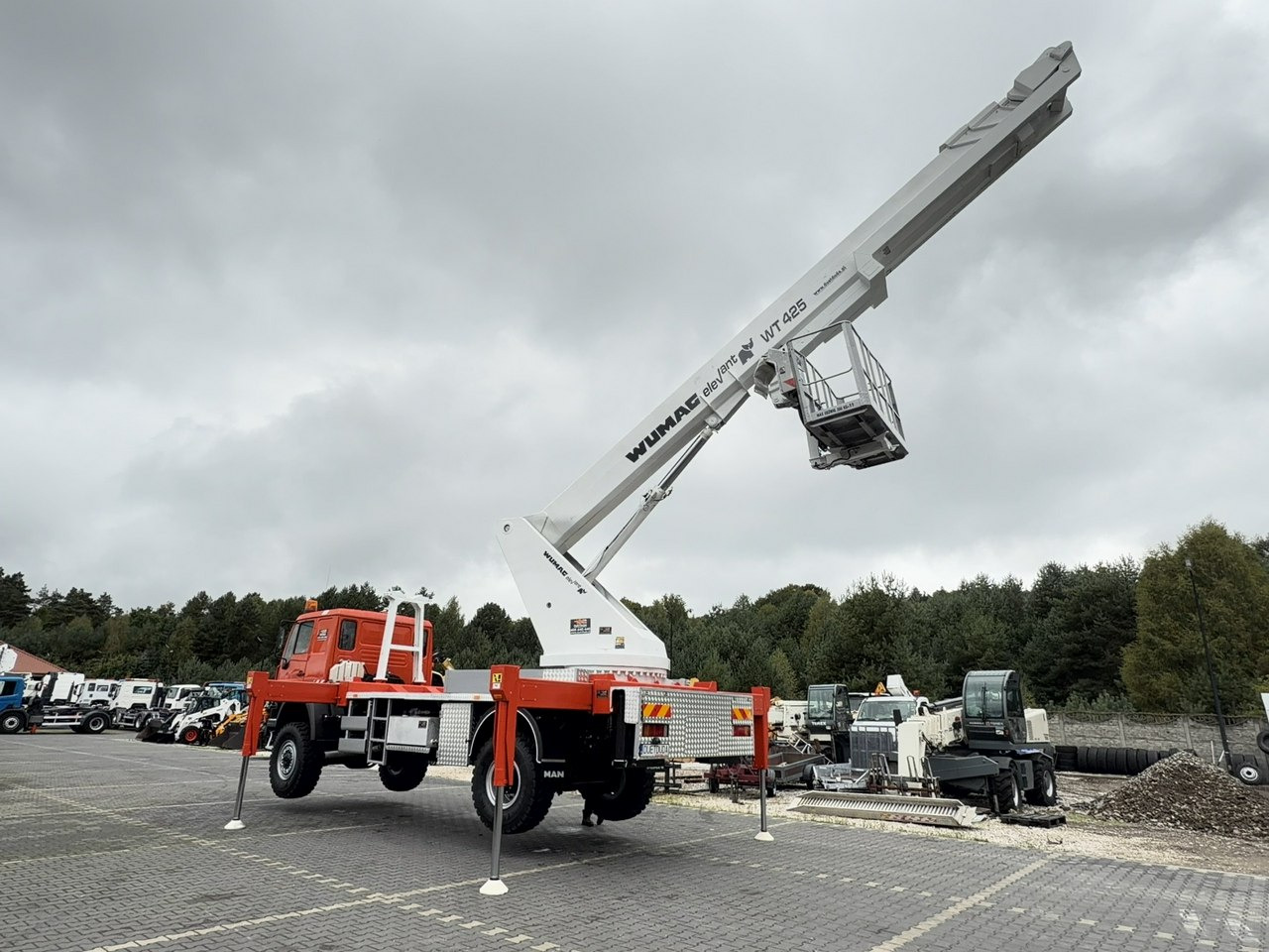 Грузовик с подъемником MAN 18.284 4x4 Zwyżka WUMAG WT 425 Podnośnik Koszowy: фото 28