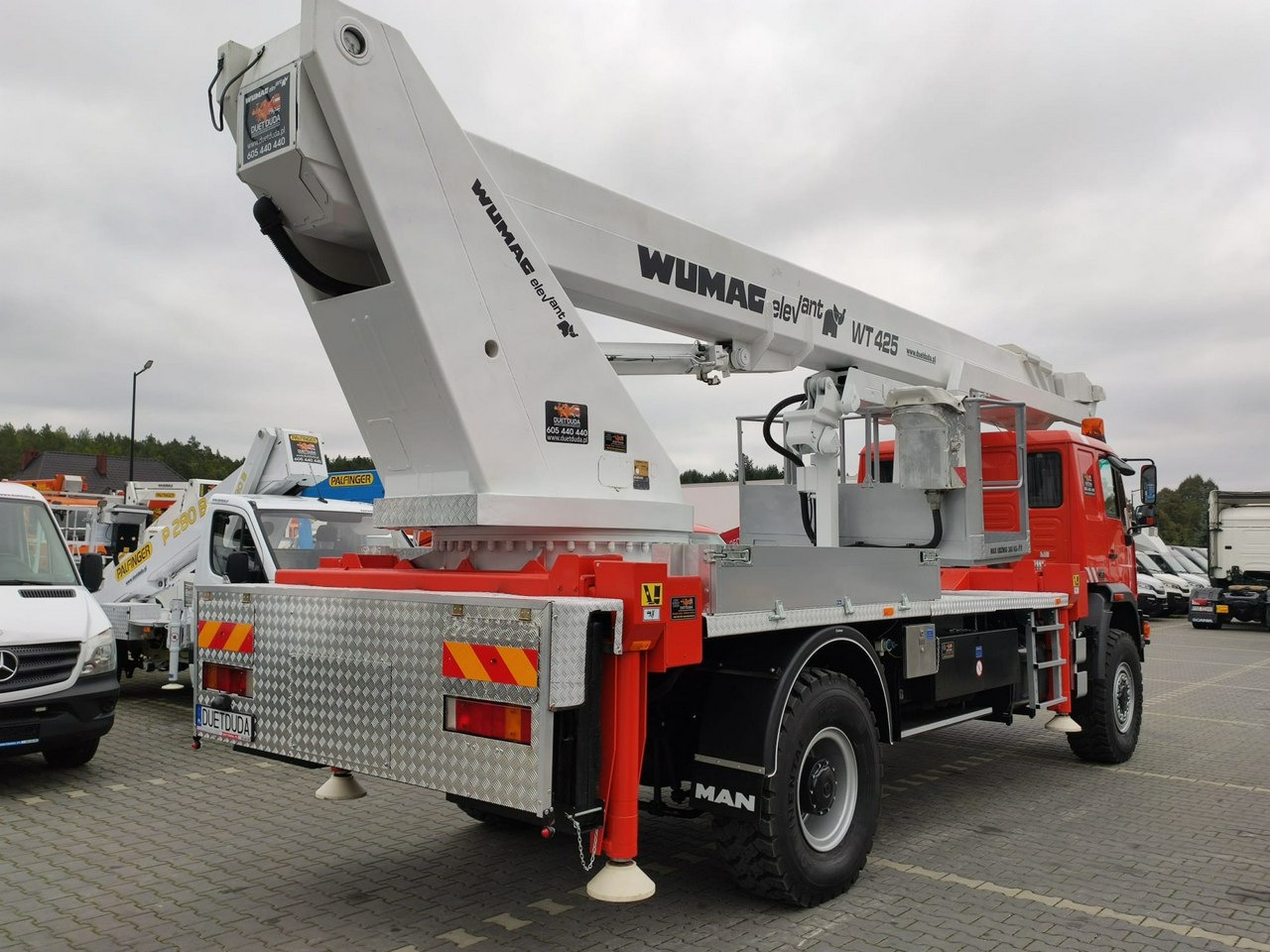 Грузовик с подъемником MAN 18.284 4x4 Zwyżka WUMAG WT 425 Podnośnik Koszowy: фото 30