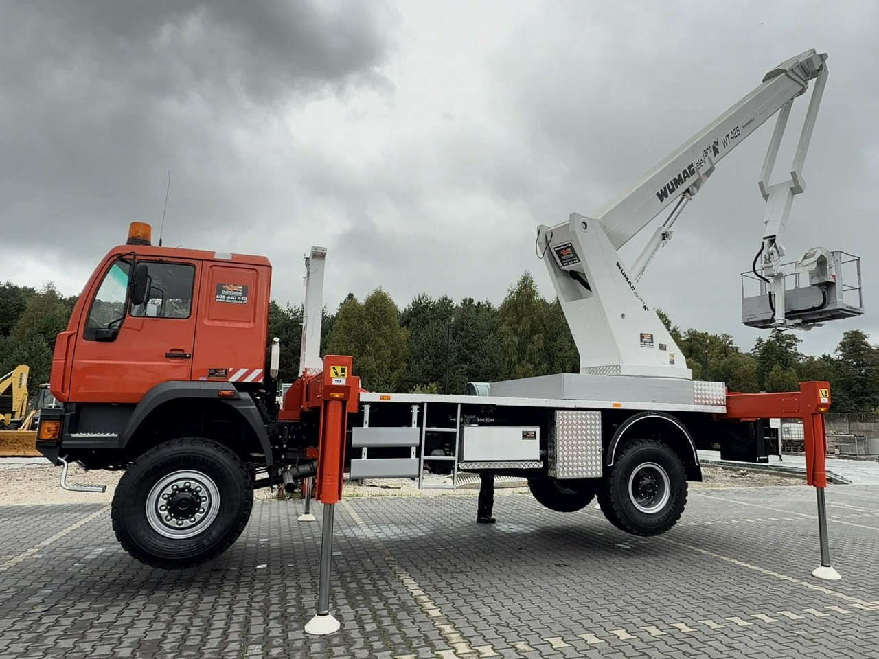 Грузовик с подъемником MAN 18.284 4x4 Zwyżka WUMAG WT 425 Podnośnik Koszowy: фото 13