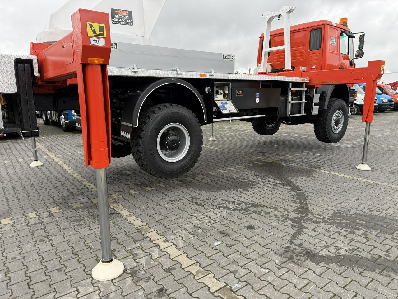 Грузовик с подъемником MAN 18.284 4x4 Zwyżka WUMAG WT 425 Podnośnik Koszowy: фото 31