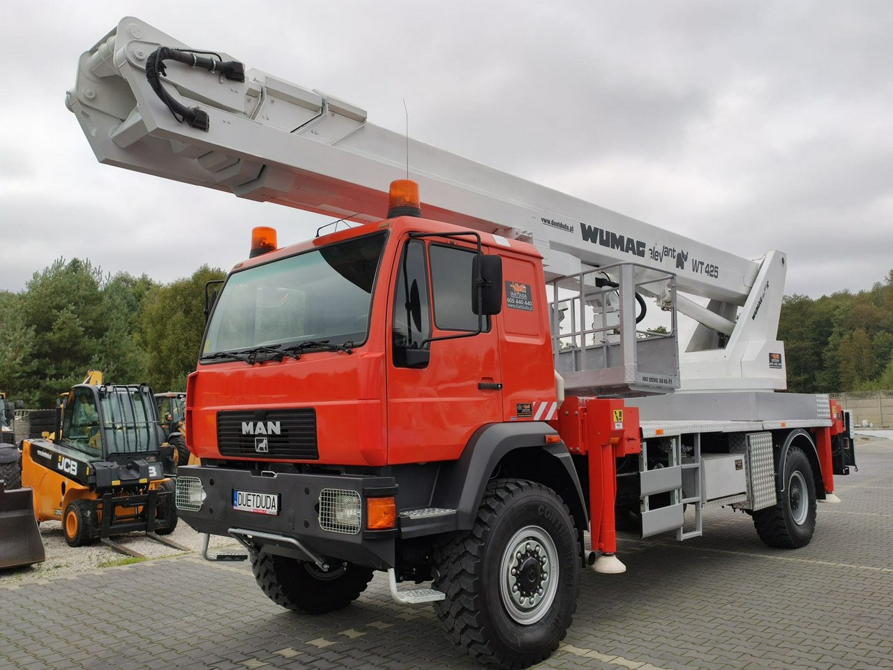 Грузовик с подъемником MAN 18.284 4x4 Zwyżka WUMAG WT 425 Podnośnik Koszowy: фото 23
