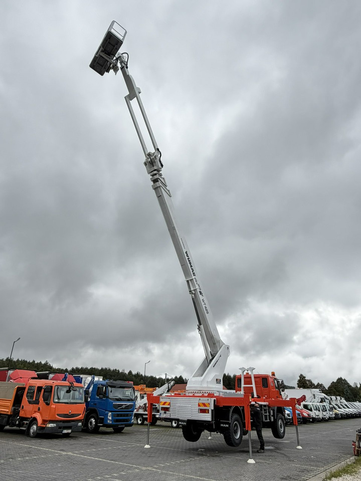 Грузовик с подъемником MAN 18.284 4x4 Zwyżka WUMAG WT 425 Podnośnik Koszowy: фото 35