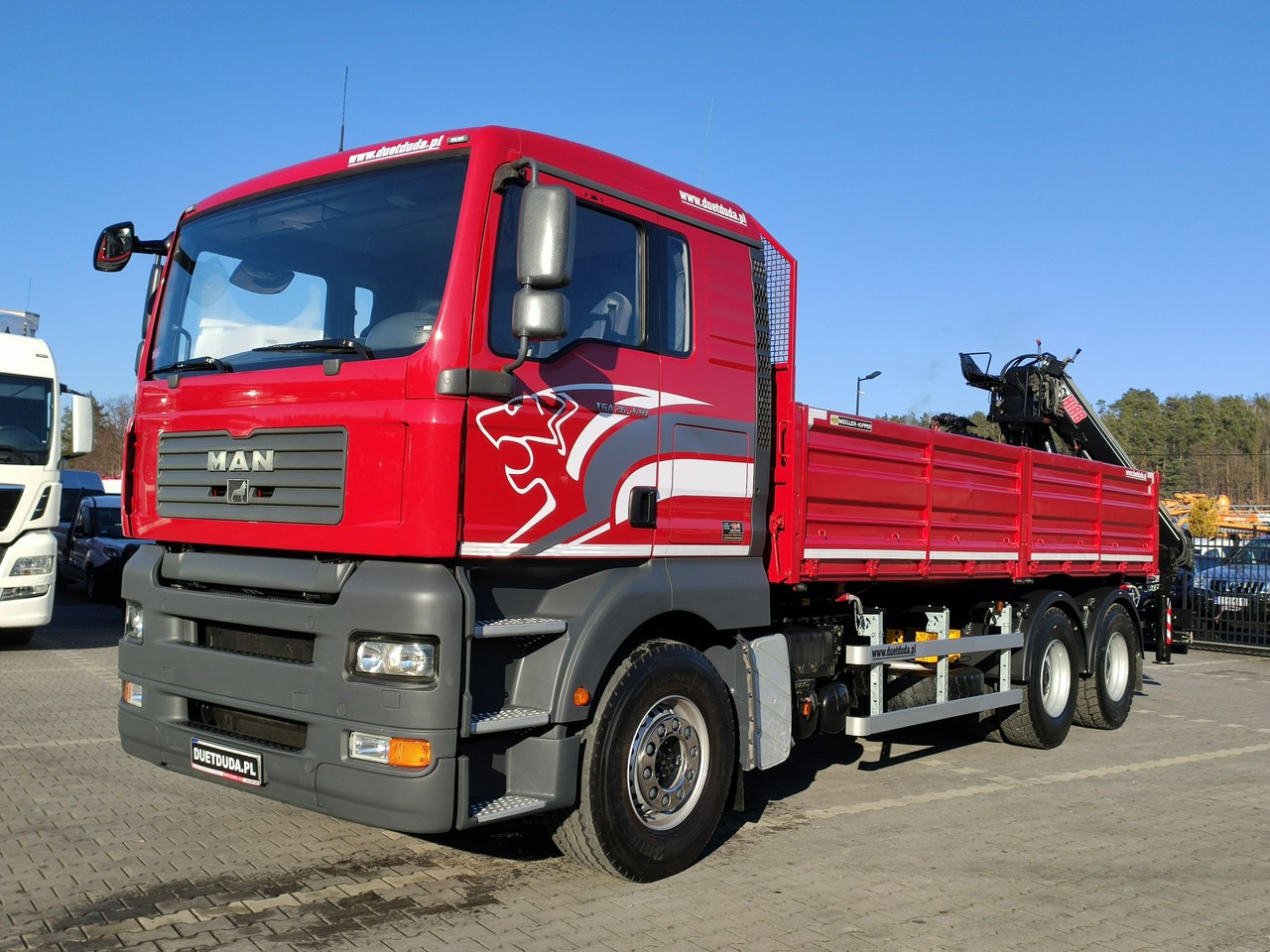 Самосвал, Автоманипулятор MAN Man 26.440 6x4 HDS HIAB 166 B-3 DUO Wywrotka Meiller 2-stronna: фото 16