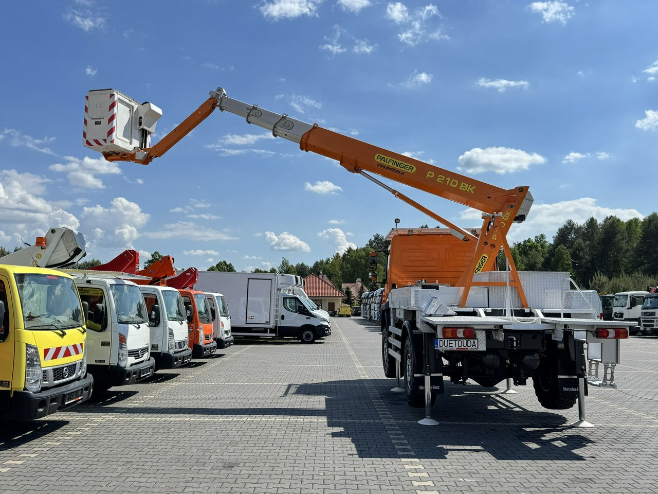 Грузовик с подъемником Mercedes Atego 718 E6 4x4 Zwyżka PALFINGER P210 BK Podnośnik Koszowy: фото 26