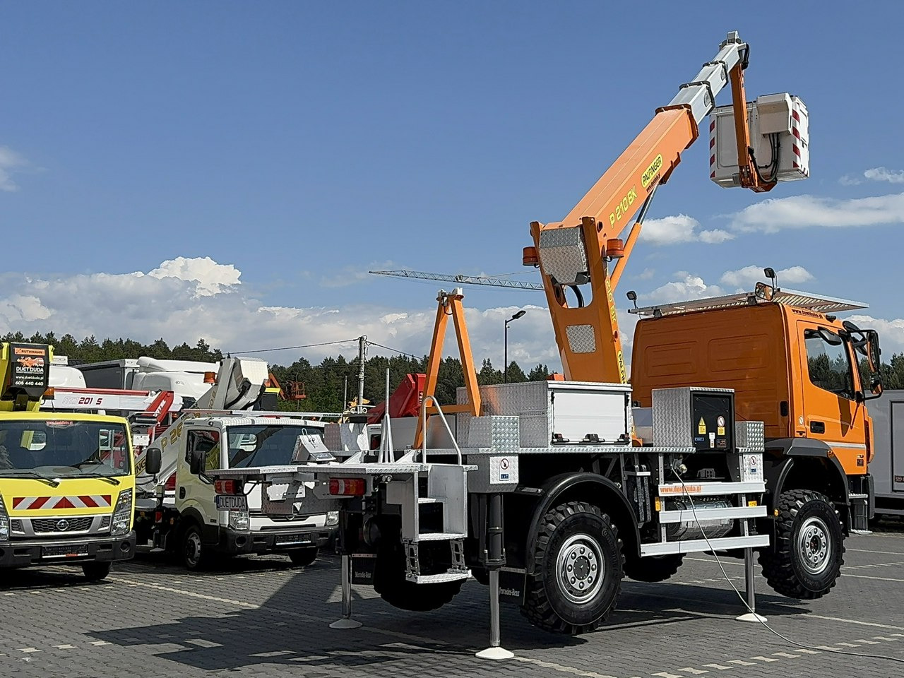Грузовик с подъемником Mercedes Atego 718 E6 4x4 Zwyżka PALFINGER P210 BK Podnośnik Koszowy: фото 16