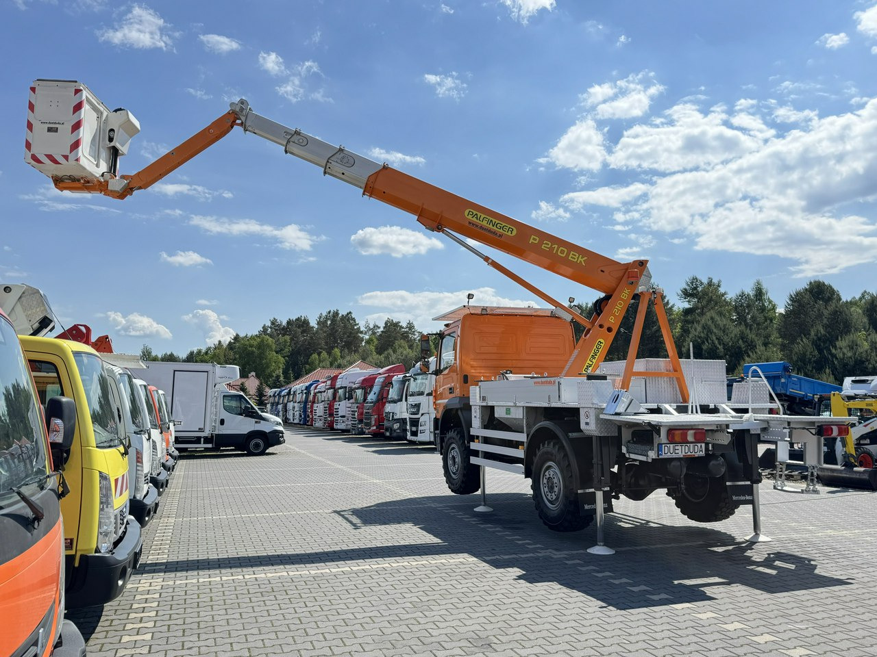 Грузовик с подъемником Mercedes Atego 718 E6 4x4 Zwyżka PALFINGER P210 BK Podnośnik Koszowy: фото 22