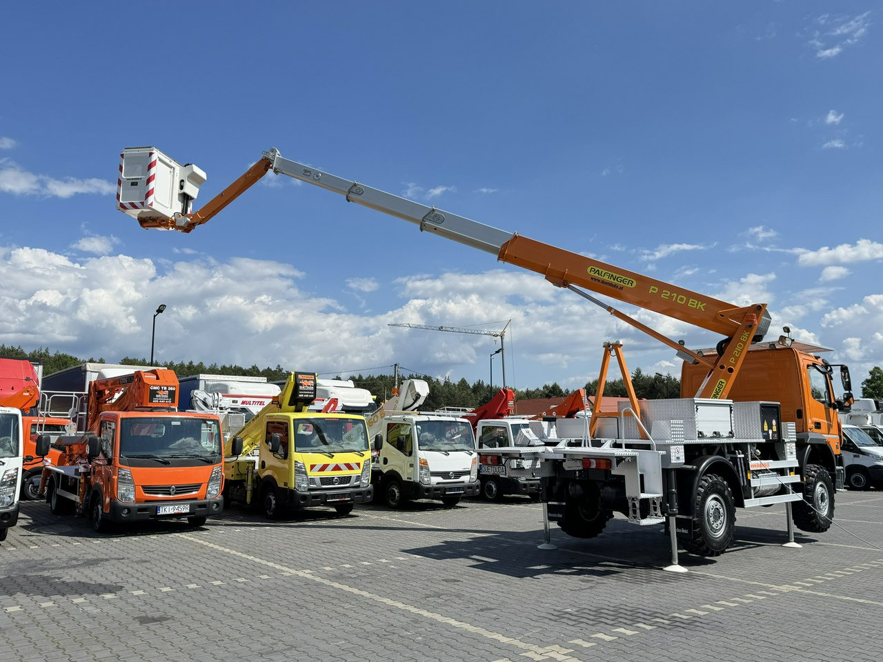 Грузовик с подъемником Mercedes Atego 718 E6 4x4 Zwyżka PALFINGER P210 BK Podnośnik Koszowy: фото 23