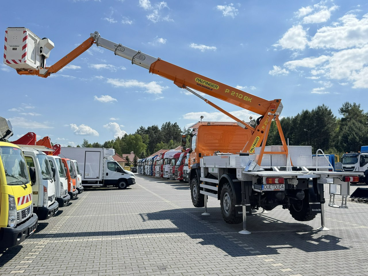 Грузовик с подъемником Mercedes Atego 718 E6 4x4 Zwyżka PALFINGER P210 BK Podnośnik Koszowy: фото 24