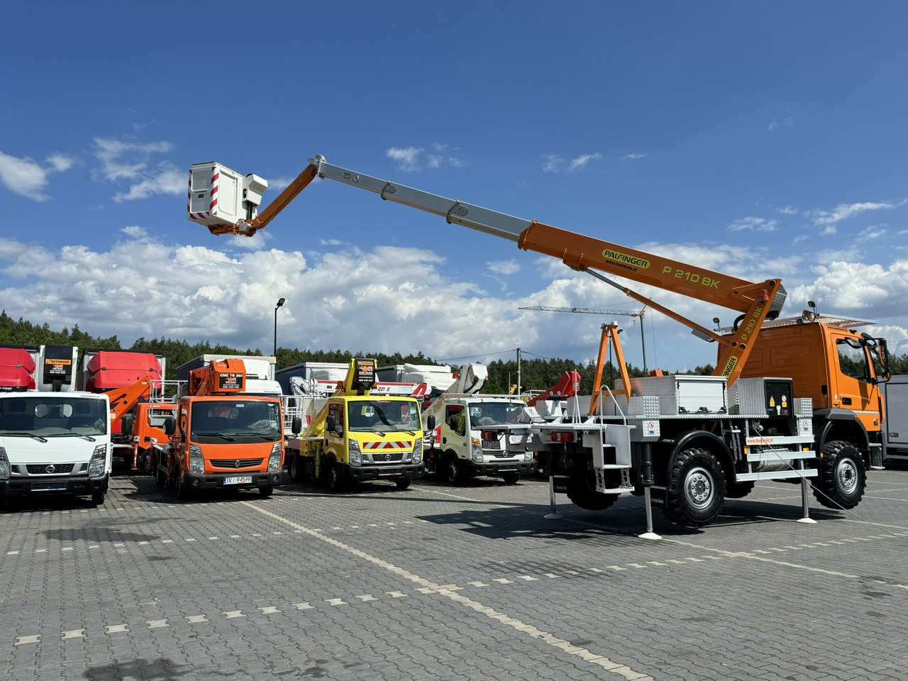 Грузовик с подъемником Mercedes Atego 718 E6 4x4 Zwyżka PALFINGER P210 BK Podnośnik Koszowy: фото 15