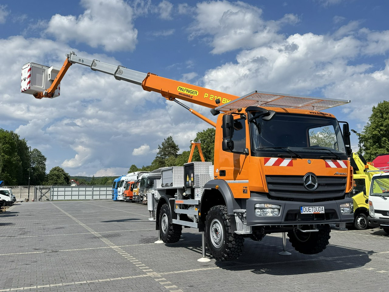 Грузовик с подъемником Mercedes Atego 718 E6 4x4 Zwyżka PALFINGER P210 BK Podnośnik Koszowy: фото 10