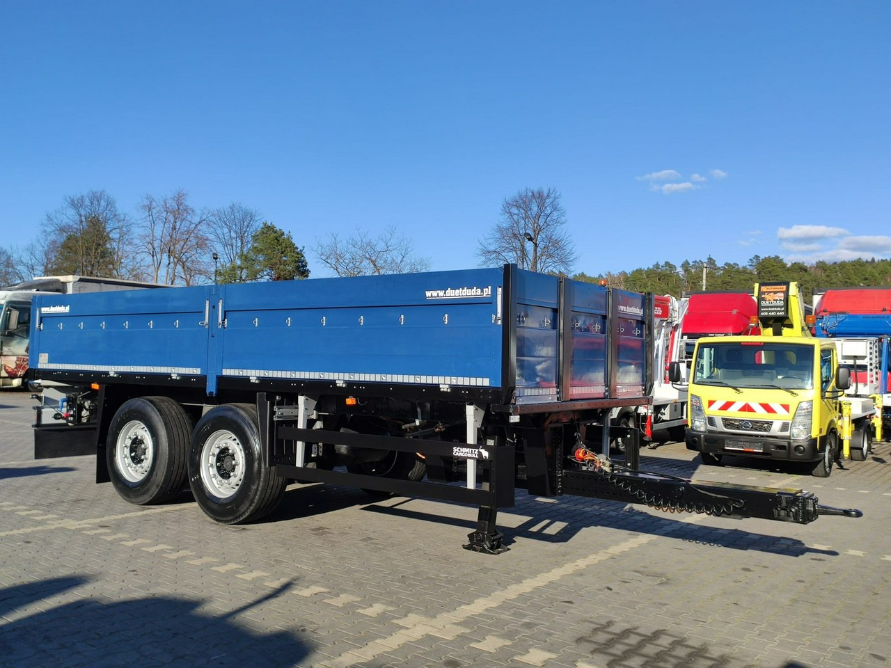Schmitz Cargobull Ciężarowa 2-osiowa na poduszkach Tandem Stan Unikat !!! - Прицеп бортовой/ Платформа: фото 5 Schmitz Cargobull Ciężarowa 2-osiowa na poduszkach Tandem Stan Unikat !!! - Прицеп бортовой/ Платформа: фото 5