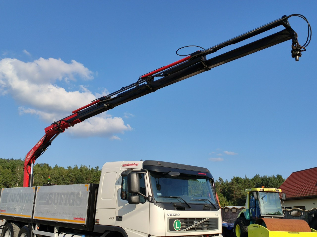 Грузовик бортовой/ Платформа, Автоманипулятор Volvo FM 440 6x4 HDS FASSI F170 Składany w Literę Z: фото 15