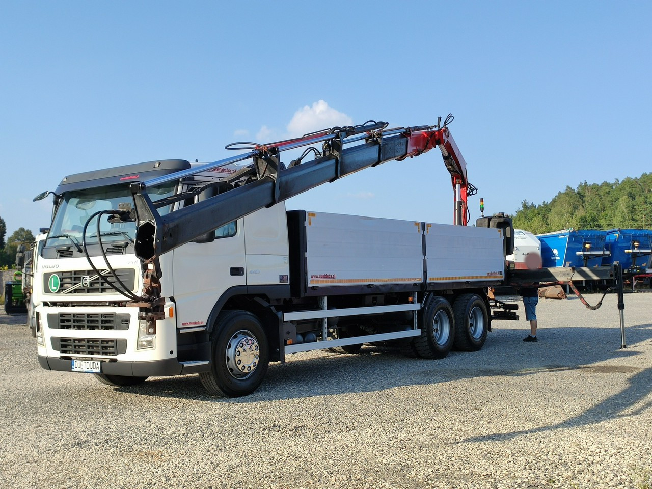 Грузовик бортовой/ Платформа, Автоманипулятор Volvo FM 440 6x4 HDS FASSI F170 Składany w Literę Z: фото 19