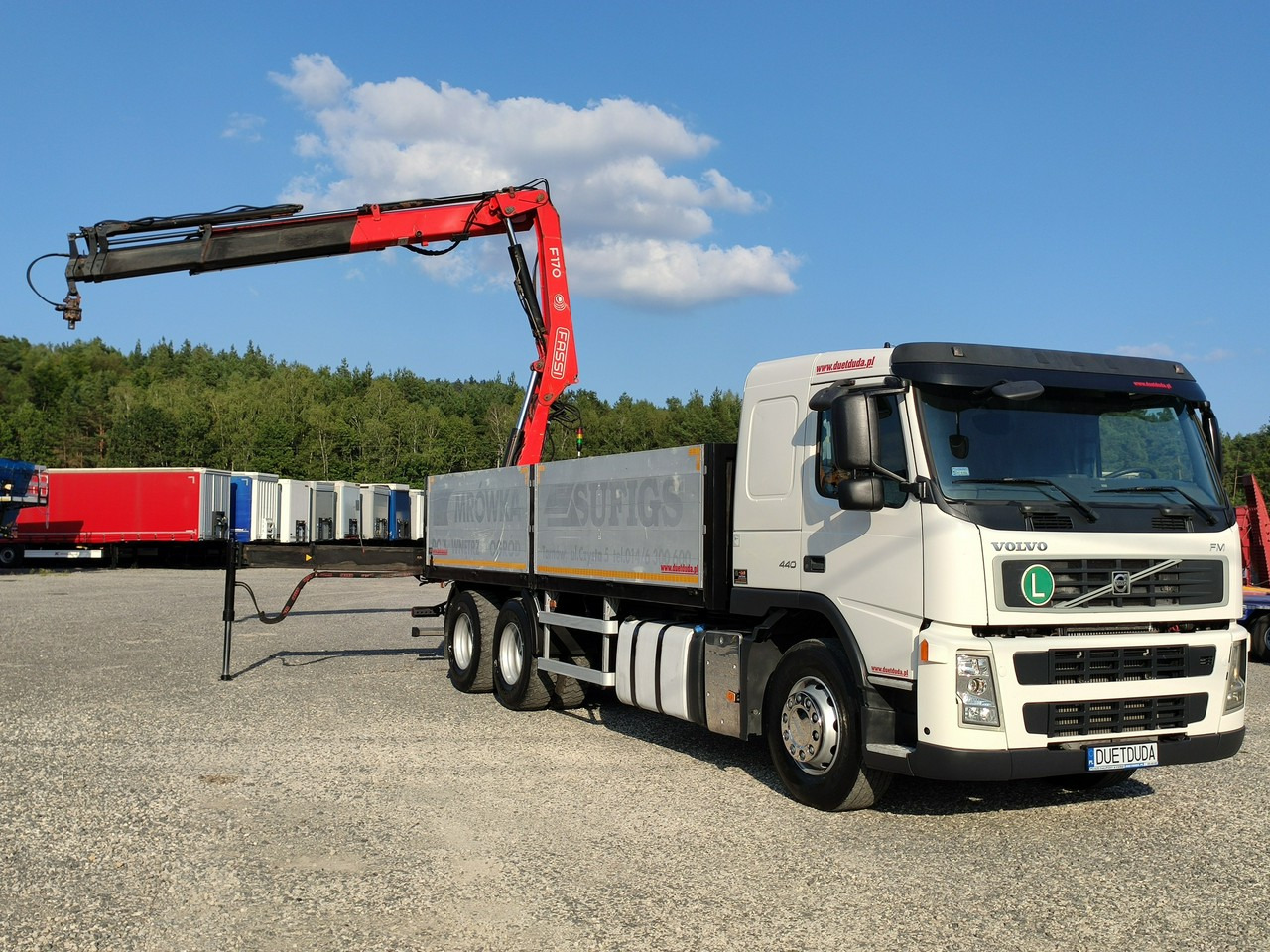Грузовик бортовой/ Платформа, Автоманипулятор Volvo FM 440 6x4 HDS FASSI F170 Składany w Literę Z: фото 10