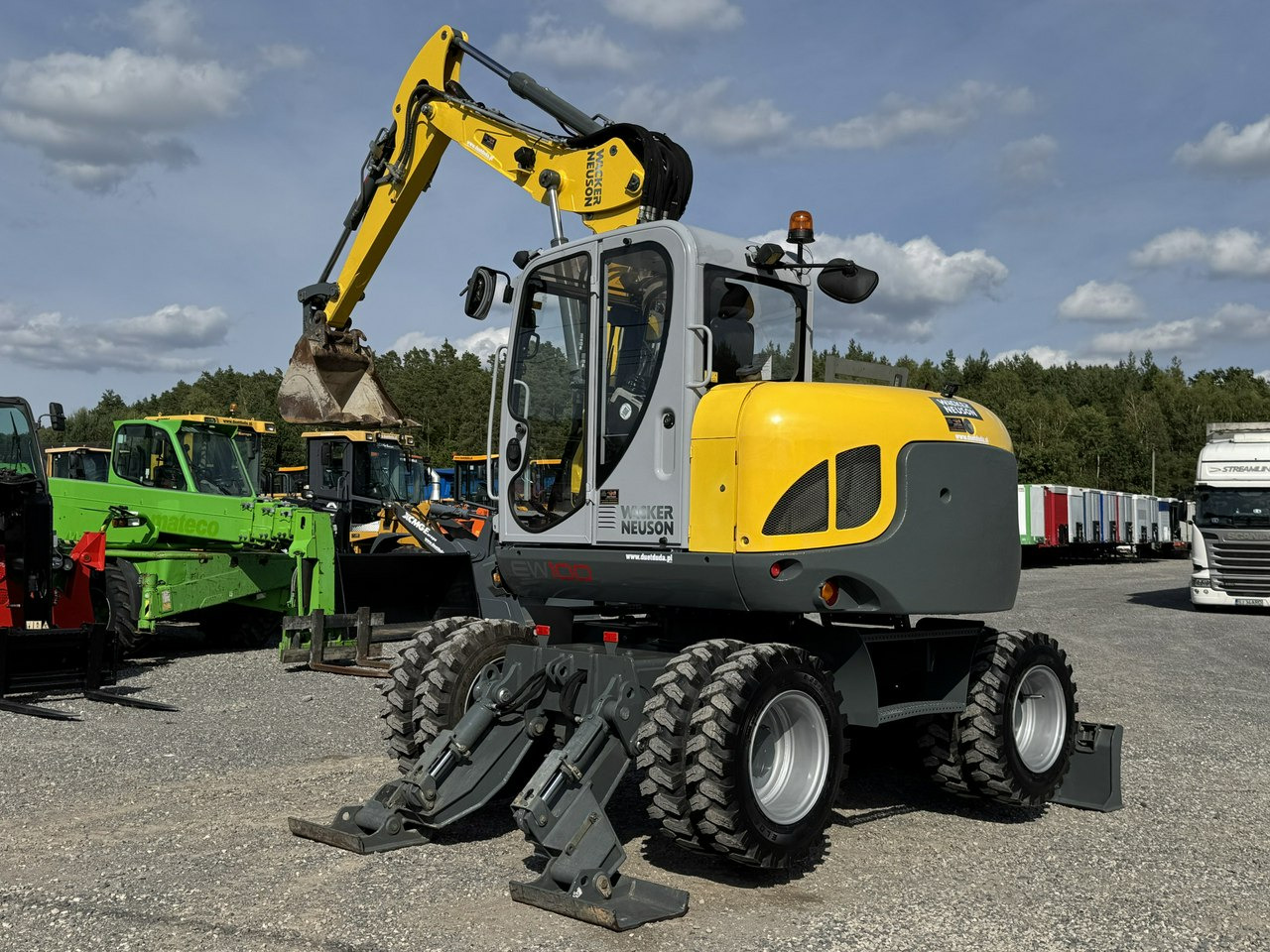 Wacker Neuson EW100 Pług + Podpory 10 ton Szybkozłącze Klimatyzacja - Колёсный экскаватор: фото 3 Wacker Neuson EW100 Pług + Podpory 10 ton Szybkozłącze Klimatyzacja - Колёсный экскаватор: фото 3