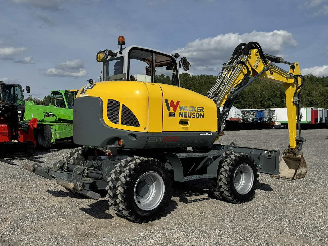 Wacker Neuson EW100 Pług + Podpory 10 ton Szybkozłącze Klimatyzacja - Колёсный экскаватор: фото 2 Wacker Neuson EW100 Pług + Podpory 10 ton Szybkozłącze Klimatyzacja - Колёсный экскаватор: фото 2