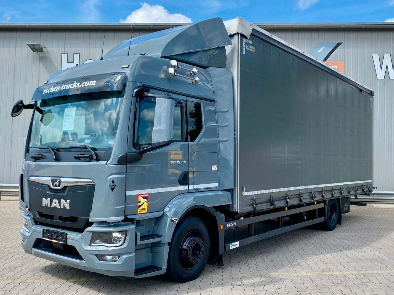 MAN TGM 15.250 + Redos Anhänger GESAMTZUG|Durchlader - Тентованный грузовик: фото 2 MAN TGM 15.250 + Redos Anhänger GESAMTZUG|Durchlader - Тентованный грузовик: фото 2