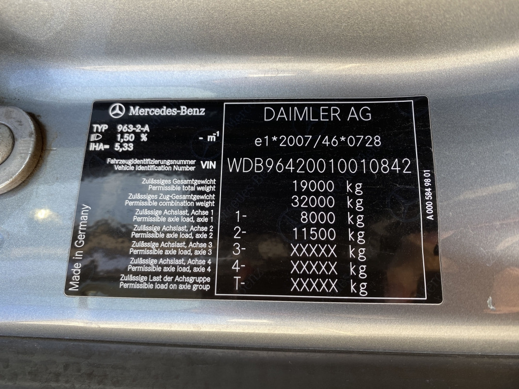 Mercedes-Benz 1832 4x2 / Fassi Kran - Самосвал, Автоманипулятор: фото 4 Mercedes-Benz 1832 4x2 / Fassi Kran - Самосвал, Автоманипулятор: фото 4