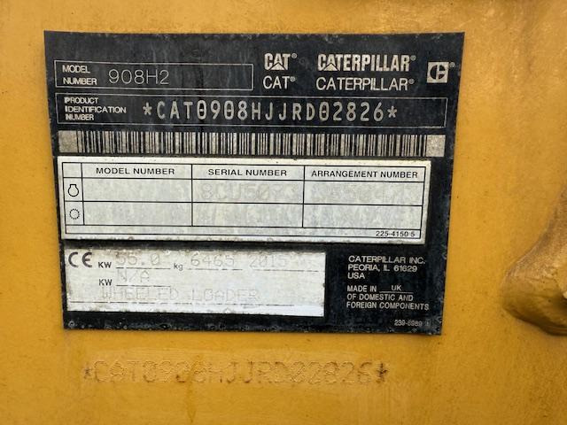 Cat 908 H2 - Колёсный погрузчик: фото 5 Cat 908 H2 - Колёсный погрузчик: фото 5