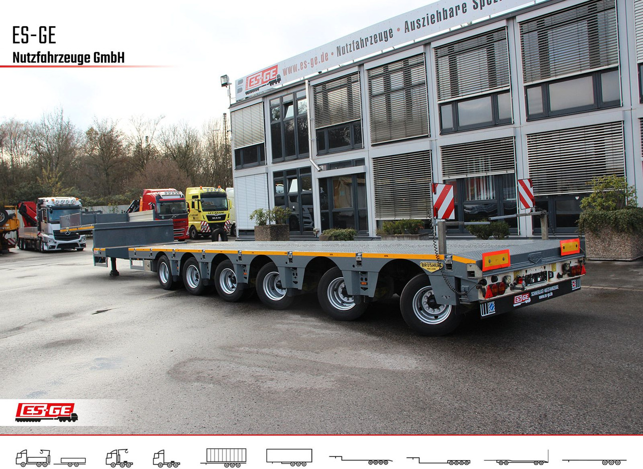 Broshuis 6-Achs-Satteltieflader - teleskopierbar - Низкорамный полуприцеп: фото 1 Broshuis 6-Achs-Satteltieflader - teleskopierbar - Низкорамный полуприцеп: фото 1