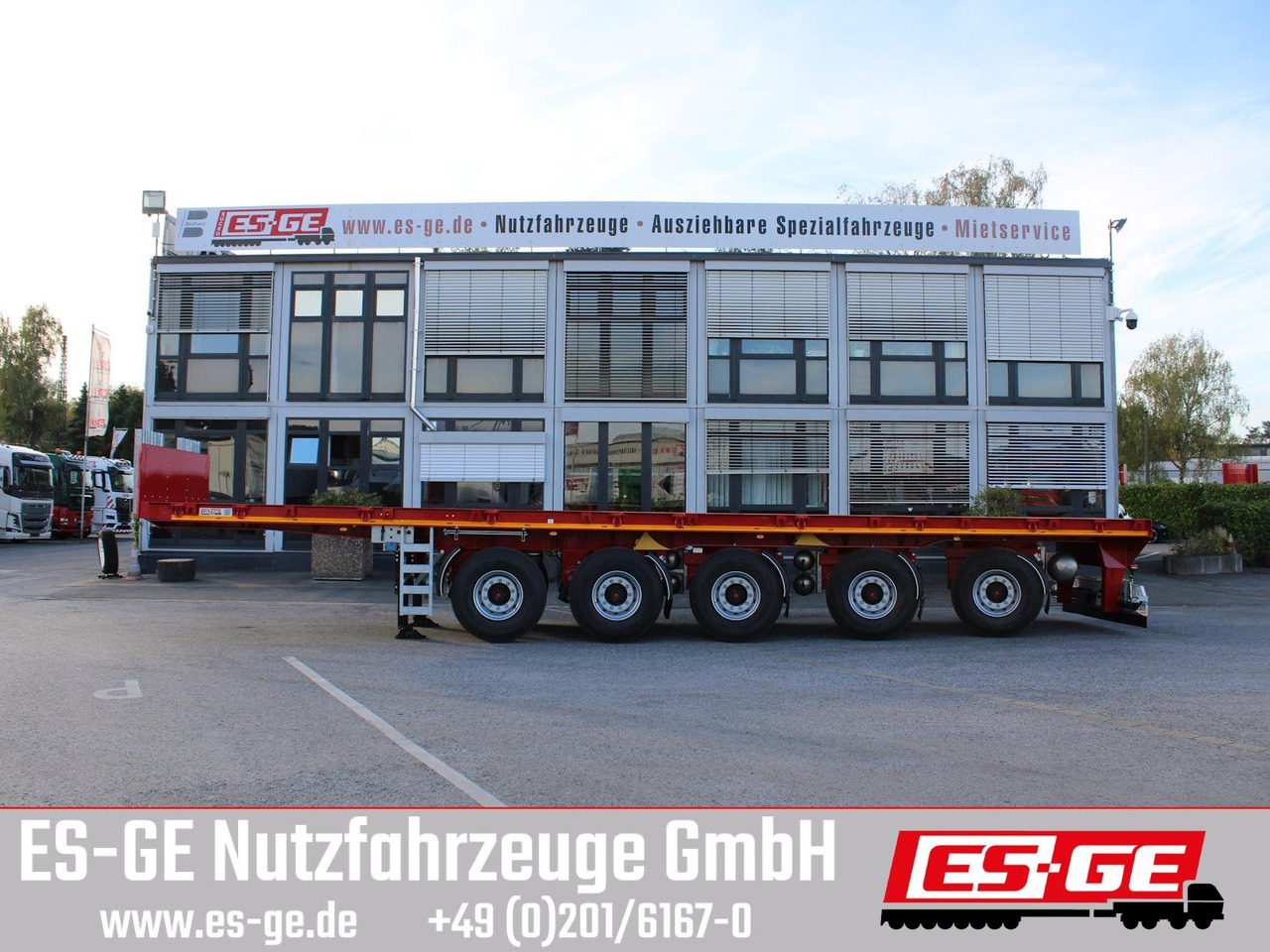 ES-GE 5-Achs-Ballastauflieger - Полуприцеп бортовой/ Платформа: фото 5 ES-GE 5-Achs-Ballastauflieger - Полуприцеп бортовой/ Платформа: фото 5